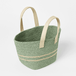 Handmade Raffia Bag | Eco Tote for Everyday Style - Green thumbnail 1