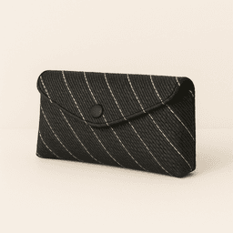 Raffia Sunglass Case | Handmade Eco Protection - Black thumbnail 1