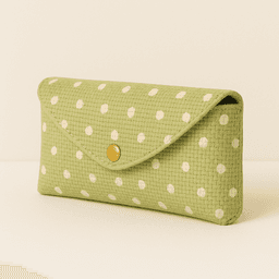 Raffia Sunglass Case | Handmade Eco Protection - Green thumbnail 1