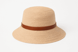 Handmade Raffia Hat | Eco Sun Protection - Beige thumbnail 1