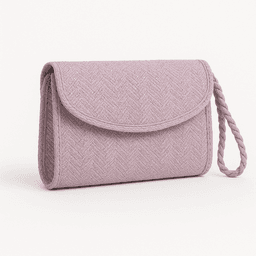 Raffia Wallet | Handmade Eco-Friendly Accessory - Pink thumbnail 3